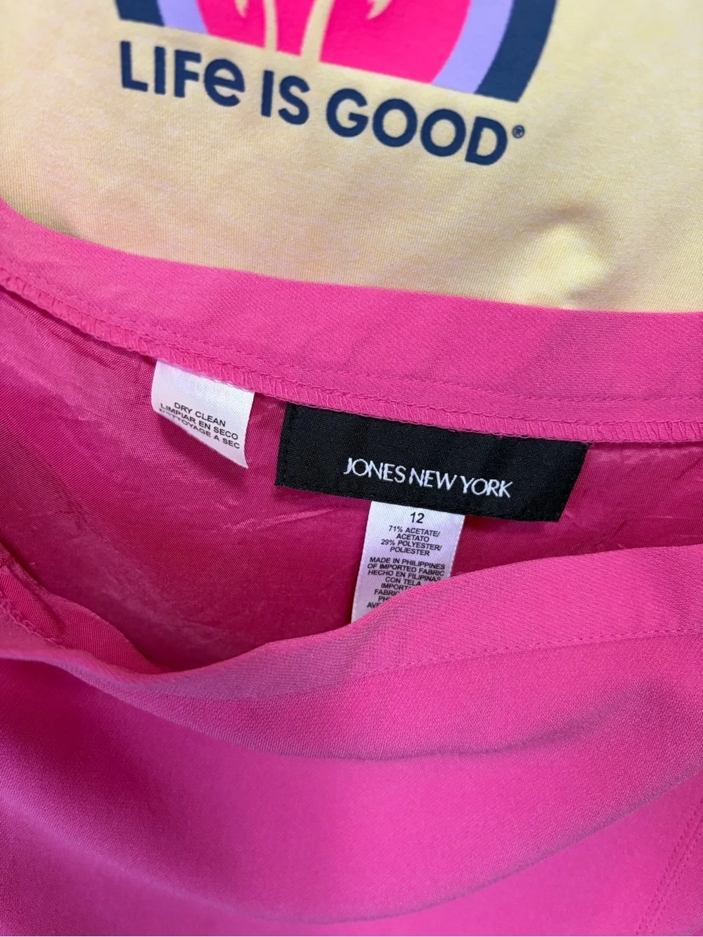 Jones New York Hot Pink Flared Skater Skirt 12